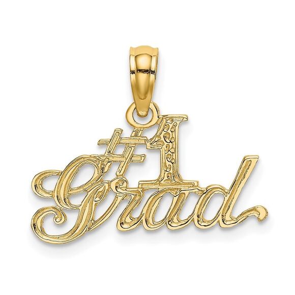 14k Yellow Gold #1 GRADvCharm